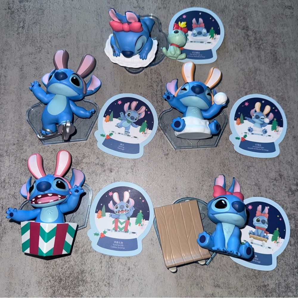 Stitch set of 5 - Exactly what’s shown